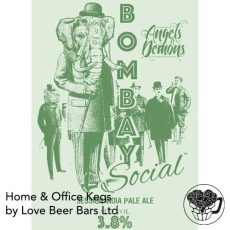 Brewery of Angels and Demons - Bombay Social - 3.8% Pale - 50L Keg (88 Pints) - S-Type