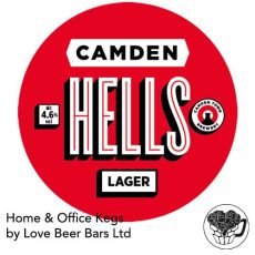 Camden - Hells - 4.6% Lager - 50L Keg (88 Pints) - A-Type