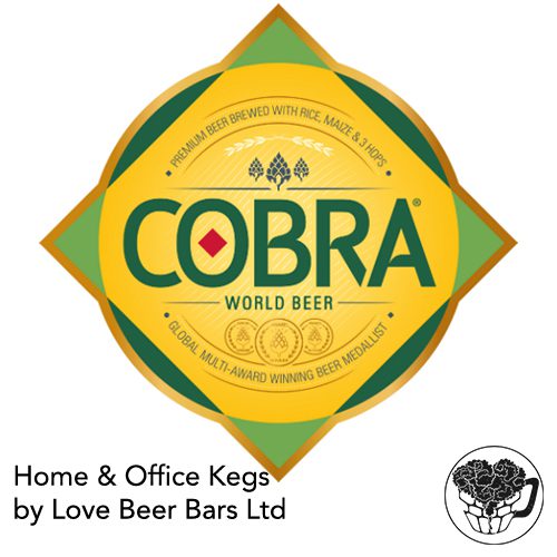 Cobra - 4.5% Lager - 50L Keg (88 Pints) - G-Type