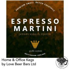Espresso Martini - 11.0% Cocktail - 20L Keg (160 Glasses) - S-Type