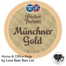 Hacker-Pschorr - Munchner Gold - 5.5% Lager - 30L Keg (53 Pints) - A-Type