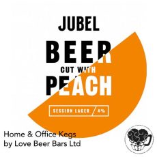 Jubel - Alpine Peach - 4.0% Lager - 30L Keg (53 Pints) - S-Type
