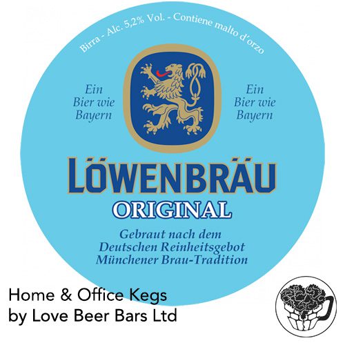 Lowenbrau - 5.0% Lager - 30L Keg (53 Pints) - G-Type