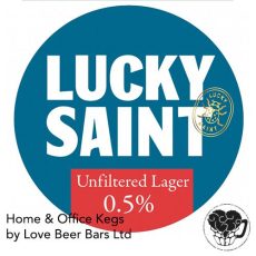 Lucky Saint - 0.5% Lager - 30L Keg (53 Pints) - S-Type