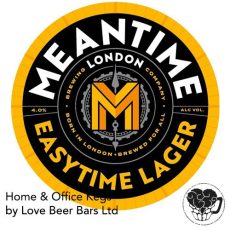 Meantime - Easy Time Lager - 4.0% Lager - 30L Keg (53 Pints) - S-Type