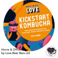 Only With Love - Kickstart - 0.0% Kombucha - 30L Keg (53 Pints) - S-Type