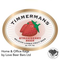 Timmermans - Strawberry - 4.0% Lambic - 30L Keg (53 Pints) - A-Type