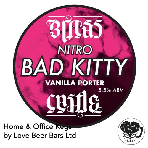 Brass Castle - Nitro Bad Kitty - 5.5% GF Porter - 30L Keg (KeyKeg) (53 Pints) - KK-Type