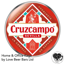 Cruzcampo - 4.8% Lager - 50L Keg (88 Pints) - S-Type