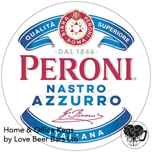 Peroni - 5.0% Lager - 30L Keg (53 Pints) - S-Type