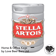 Stella – 4.6% Lager – 45L Keg (79 Pints) – U-Type