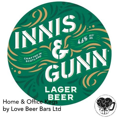 Innis & Gunn - Lager - 4.6% Lager - 30L Keg (53 Pints) - G-Type | Love ...