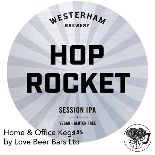 Hope Roket Westerham - Hop Rocket - 4.3% Pale - 30L Keg (53 Pints) - S-Type | Love ...