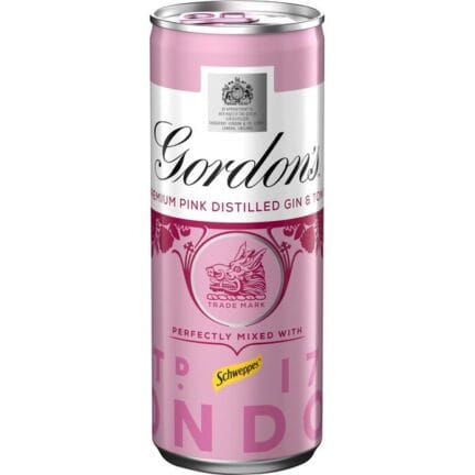 Gordons Pink G&T Can - 250cl