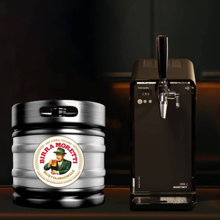 Draughtsmith Studio Machine - Tap25 - Black - Birra Moretti Bundle