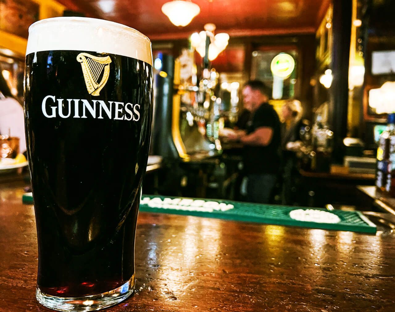 Pint on a bar - Beer Wholesaler