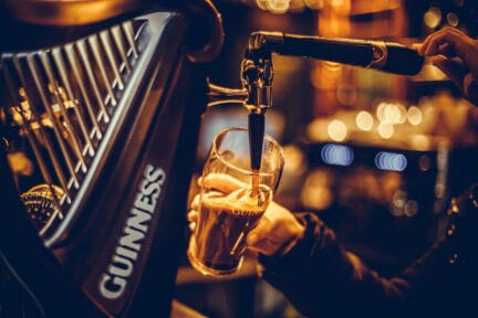 Pouring Guinness