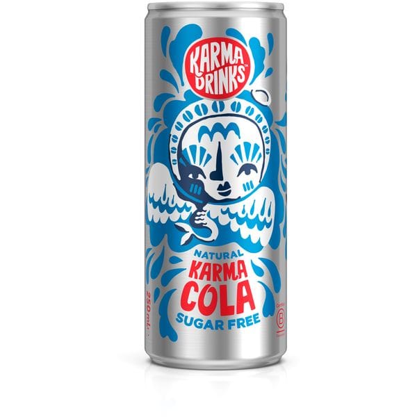 Karma Cola S/Free Can - 250cl