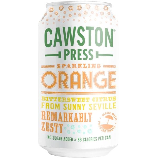 Cawston Sprk Orange Can - 330cl