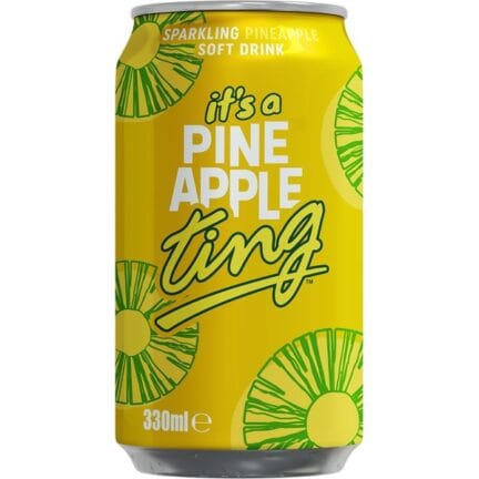 Ting Pineapple Soda Can - 330cl