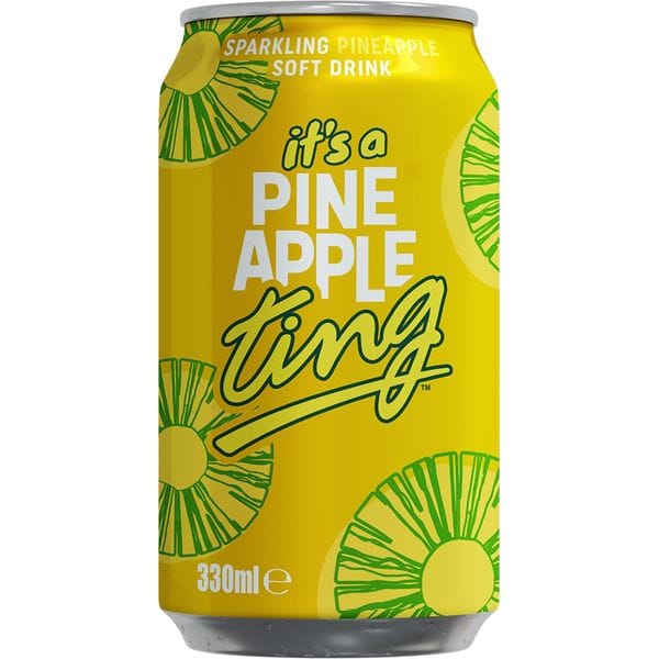 Ting Pineapple Soda Can - 330cl