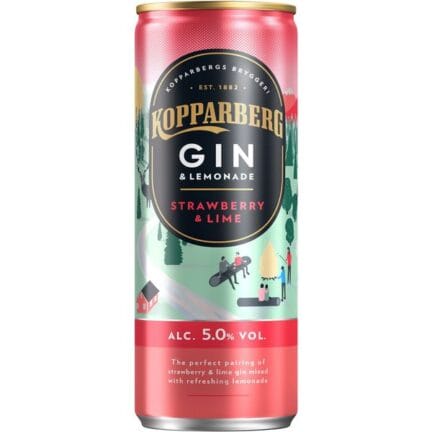 Kopparbrg Gin Str&L Can - 250cl