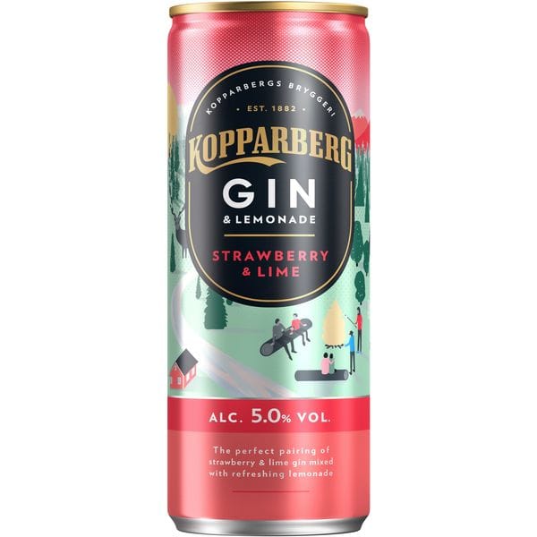 Kopparbrg Gin Str&L Can - 250cl