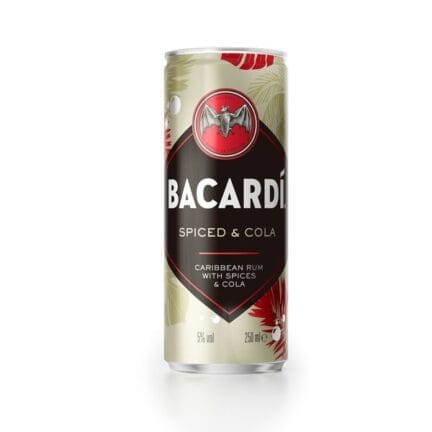 Bacardi & Cola Cans - 250cl