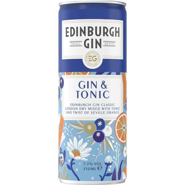 Edinburgh Gin & Ton Rtd - 250cl