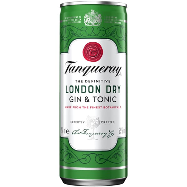 Tanq Gin & Tonic Can - 250cl