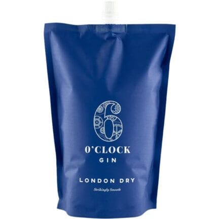 6 Oclock Gin Refill Pouch - 70cl