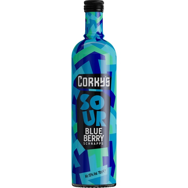 Corkys Sour Blueberry - 70cl
